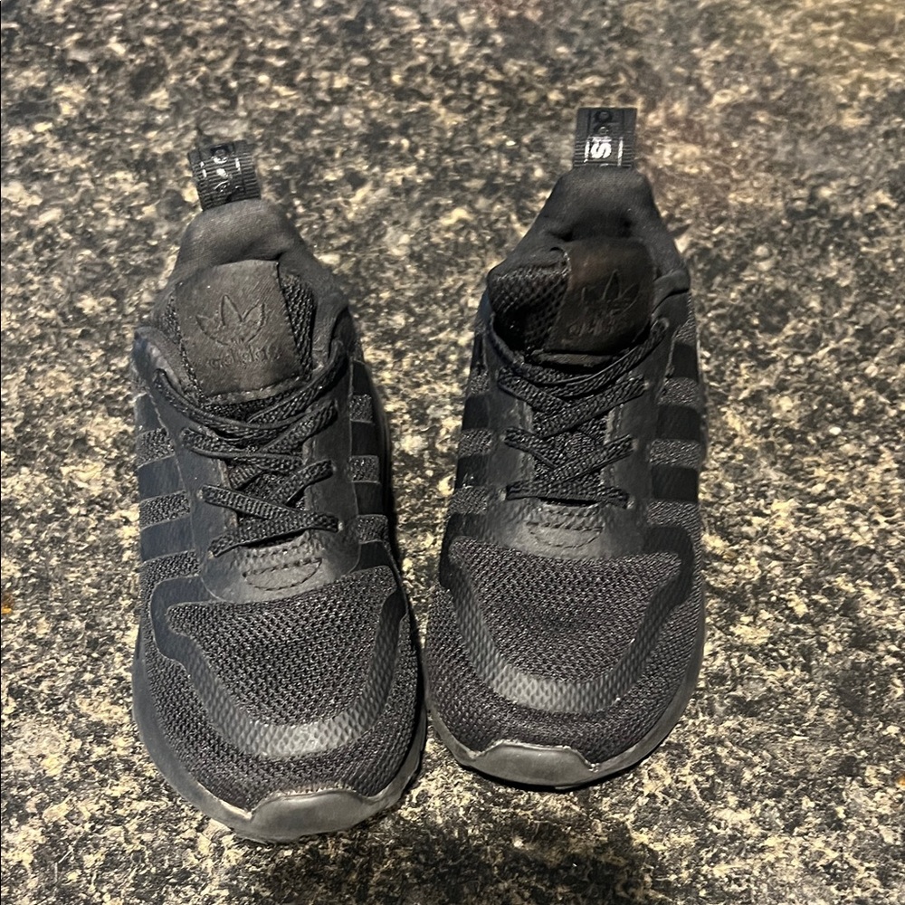 Adidas Kids Charcoal Black Sneakers